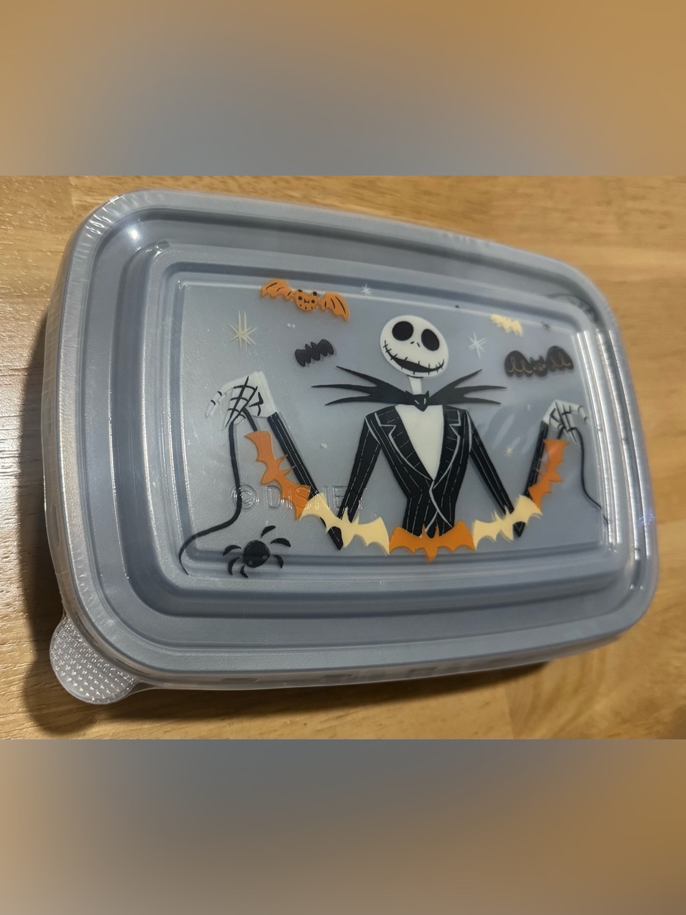 Disney Jack Skellington Halloween 4 piece Containers New Sealed Set
